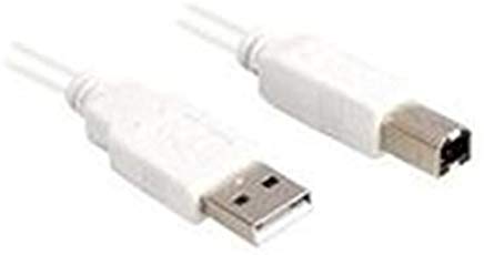 Sharkoon 1m, USB2.0-A-USB2.0-B Cavo USB USB A USB B Maschio Bianco
