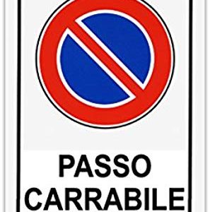 CARTELLO 30X20 PASSO CARRABILE