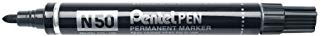 Pentel 016506 Marcatore Permanente, Nero
