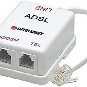 Intracom PC-0754 Filtro ADSL, Plug Rj11 Bulk, Bianco