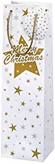 Susy Card 40001654 sacchetto regalo di natale, motivo: Stardust, 10,5 x 36 x 10 cm.
