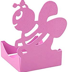 Alubox Zampirella Porta Citronella o Candela Ape, Rosa, 7x11x19 cm