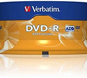 Verbatim DVD-R 16x Speed 4,7GB , confezione da 25