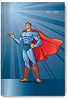 DIARIO SCUOLA SETTIMANALE 2016-2017 COLLEGETIMER A6 SUPERHERO