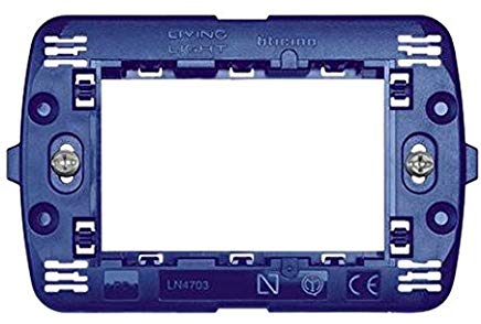 BTicino SLN4703F Livinglight International Supporto a 3 Moduli