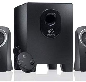 Logitech Z313 Sistema di Altoparlanti 2.1 per PC, Jack da 3.5 mm, Nero