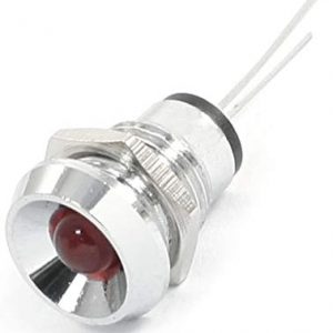 Sourcingmap - Rosso led diametro spia dc 1.8v 0.2a filo 10 millimetri