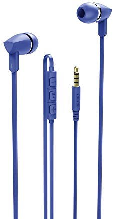 Hama Basic+ Auricolare Stereofonico Cablato Blu auricolare per telefono cellulare