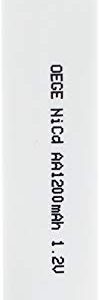 OEGE Batteria 4-3 AA 1,2V 1200 mAh Ni-Cd Mignon Flat Top, 65AA1200