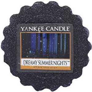 YANKEE CANDLE Dreamy Summer Nights Tart da Fondere, Cera, Blu, 5.9x5.7x2 cm