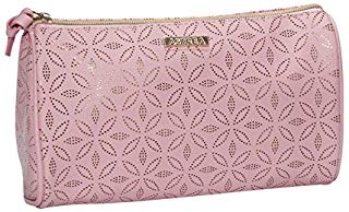Sanjo Astrea stile borsetta per cosmetici con motivo oro, 23 cm, rosa