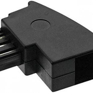 InLine 20241 Adattatore TAE-F Maschio a RJ11 Femmina, per Siemens, Telekom e Hagenuk, Nero