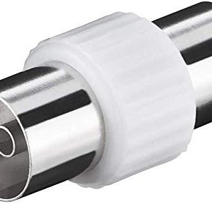 Goobay 11536 Adattatore coassiale: Presa coassiale maggiore di Presa coassiale - plastico