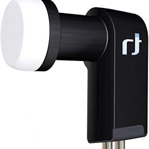Inverto Black Ultra Twin HGLN 40mm LNB (diametro feed 40 mm) per ricevitori satellitari analogici e digitali, colore: Nero
