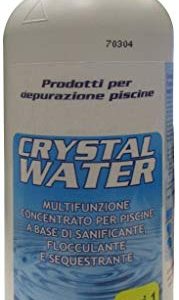 New Plast 0772 - Crystal Water Multifunzione Concentrato per Acqua Piscina, Flacone 1 lt