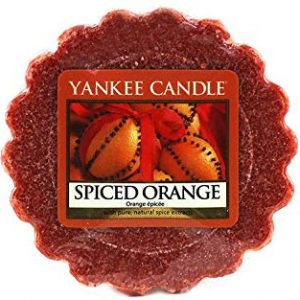 YANKEE CANDLE Spiced Orange Tart da Fondere, Cera, Arancione, 1.9x5.7x5.5 cm