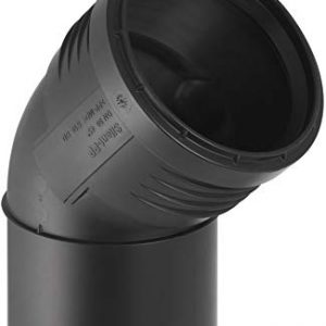 Geberit 390.122.14.1 Silent-PP Curca 45 Gradi GTB, Grigio