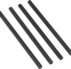 Avery Dennison 404B-118-Asta di sollevamento per piatti, confezione in metallo, 118 mm, confezione da 4 pezzi nero