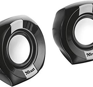 Trust Polo Set Altoparlanti 2.0 da 8 W e Alimentazione USB, Nero