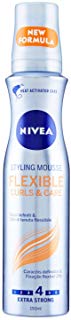 Nivea Styling Mousse Flexible Curls & Care, Schiuma per Capelli, 150 ml