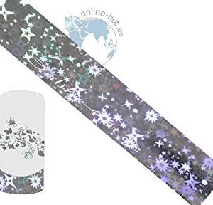 Trasferimento Schermo stelle di sfondo argento iridato 2