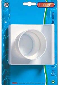 Home Bagno Portaspazzolini, Bianco, 15x8x22 cm