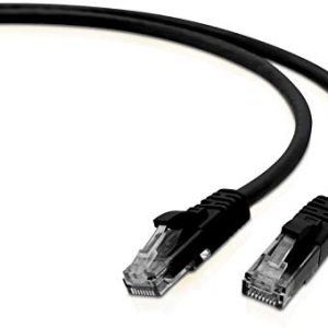 V7 Cat5e 0.3m M-M cavo di rete 0,3 m U-UTP (UTP) Nero