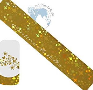 Trasferimento Schermo stelle oro ologramma