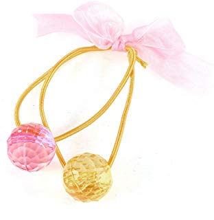 Plastica color perla aspetti decorativi fascia per capelli supporto del ponytail