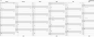 Filofax - Deskfax Year Planner vertical 2016