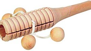 Tonblock mit 4 Holzkugeln