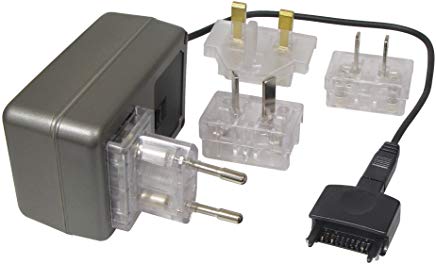 Transmedia Alimentatore di rete da viaggio 500 mA PDA sincronizzato con GB-US-AU-EU maschio e connettore 100 - 240 V-5 V NTT16L