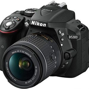 Nikon D5300 Fotocamera Digitale Reflex + Nikkor AF-P 18-55VR, 24.1 Mbps, LCD HD da 3" Regolabile, SD da 8GB, 300x Premium Lexar,