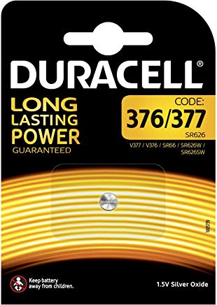Duracell Batterie Specialistiche 377, Confezione da 1