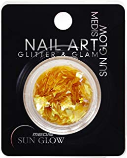 Medis Sun Glow Glitter e Glam, glitter chip di grafica, Giallo