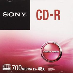 Sony CDQ80SJ CD-R, 48x, Grigio