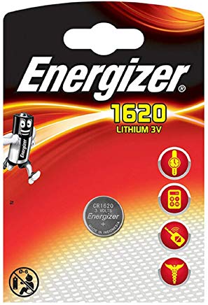 Energizer al litio 3V CR 1620 Pila a bottone