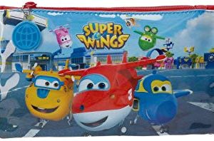 Super Wings Airport Beauty Case da viaggio, 22 cm, 0.13 liters, Multicolore (Multicolor)