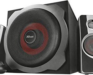 Trust Gxt-38 Altoparlanti 2.1 da Gioco, Modello Tytan, Nero