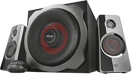 Trust Gxt-38 Altoparlanti 2.1 da Gioco, Modello Tytan, Nero