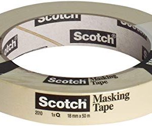 Scotch 2010-A Nastro Multiuso, Bianco, 18 mm x 50 m