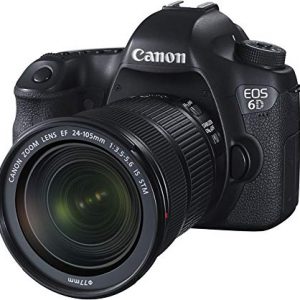 Canon EOS 6D Kit Fotocamera Reflex Digitale con Obiettivo EF 24-105 mm f-3.5-5.6 IS STM, 20 Megapixel, Nero-Antracite