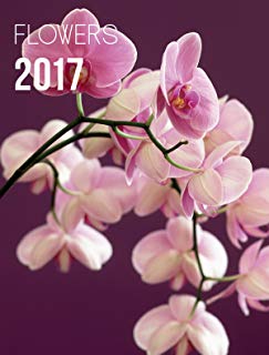 Yvon - Agenda 2017 con chiusura magnetica, motivo: fiori