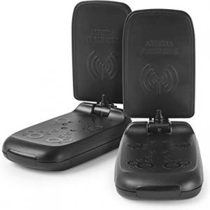 Meliconi AV 100 Mini Trasmettitore di Segnali Audio-Video Senza Fili, Banda di Trasmissione 5.8 Ghz, Nero