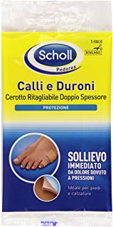 Scholl Calli e Duroni Cerotto Ritagliabile, Doppio Spessore, 1 Foglio
