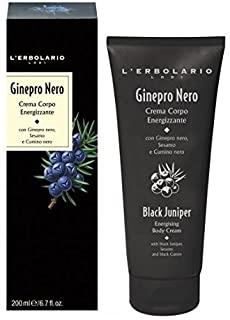 L'Erbolario GINEPRO NERO, Crema per il corpo, energizzante, 200 ml