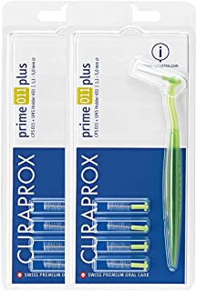 Curaprox Prime Plus, Verde, 5 Pezzi - 1 Unita