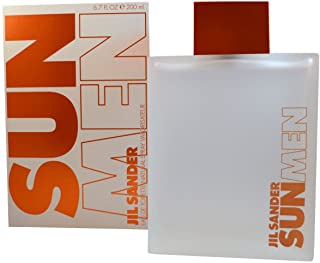 Jil Sander Sun, Eau de Toilette da uomo con vaporizzatore, 200 ml