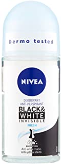 Nivea Deodorante Black & White Invisible Fresh Roll-On 50 ml