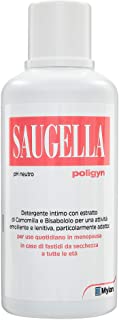 Saugella Poligyn Detergente Intimo Ad Azione Emolliente E Lenitiva Contro Fastidi E Pruriti Intimi - 500 Ml